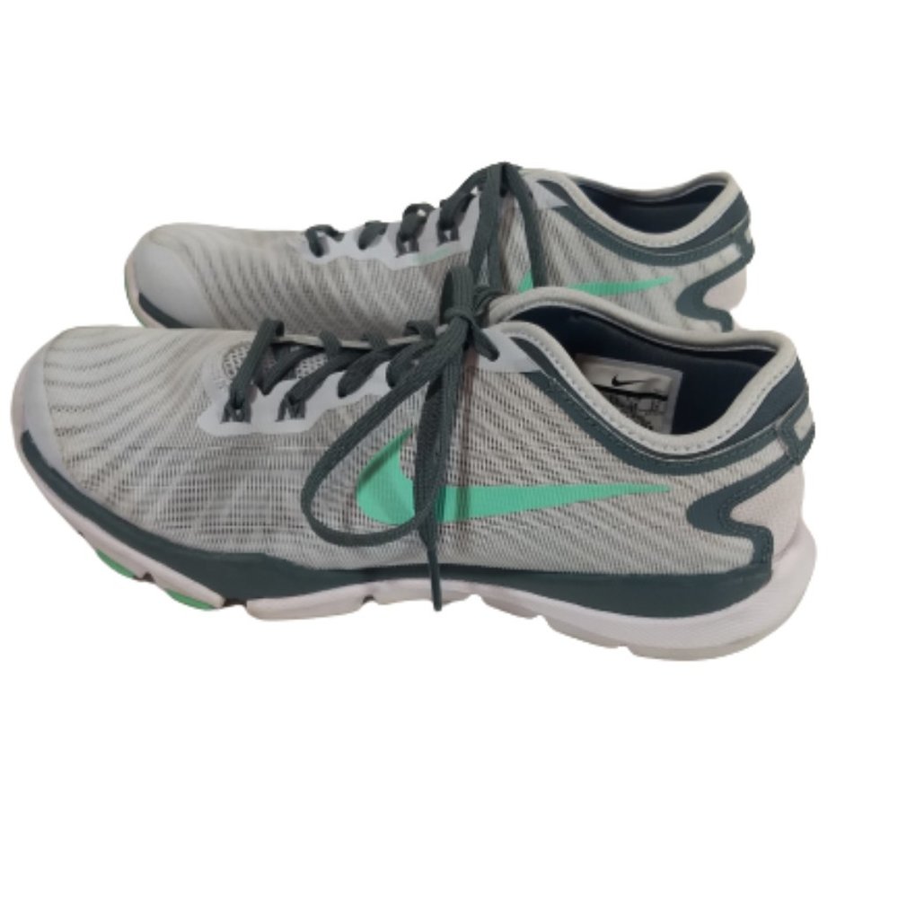 Nike Fitsole Sneakers Women Size 7 Gray Green
